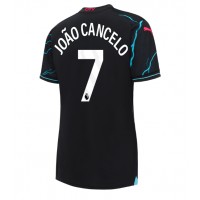 Manchester City Joao Cancelo #7 Fotballklær Tredjedrakt Dame 2023-24 Kortermet